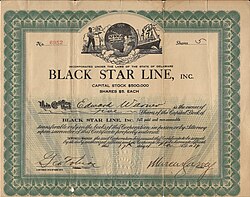 Black Star Line Marcus Garvey